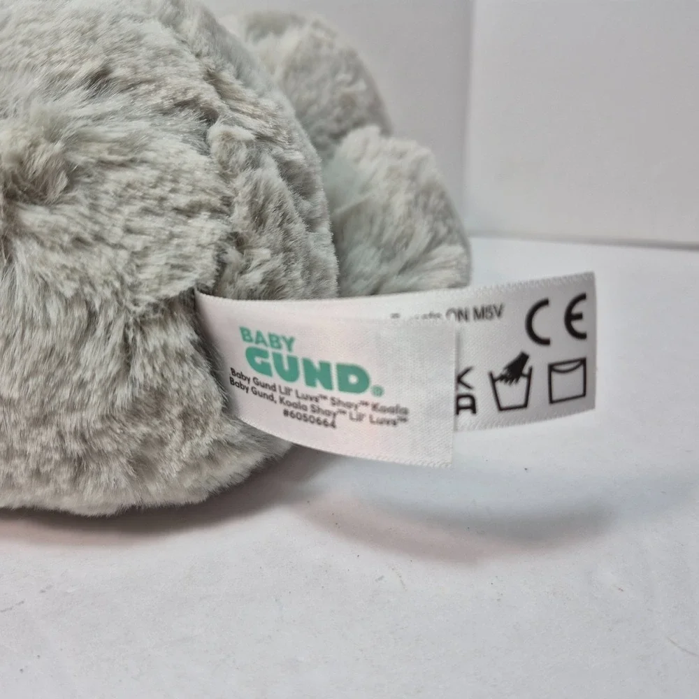 Plush Stuffed Animal Lil Luvs Shay Koala Bear 11 Inch Gray GUND Baby Collection